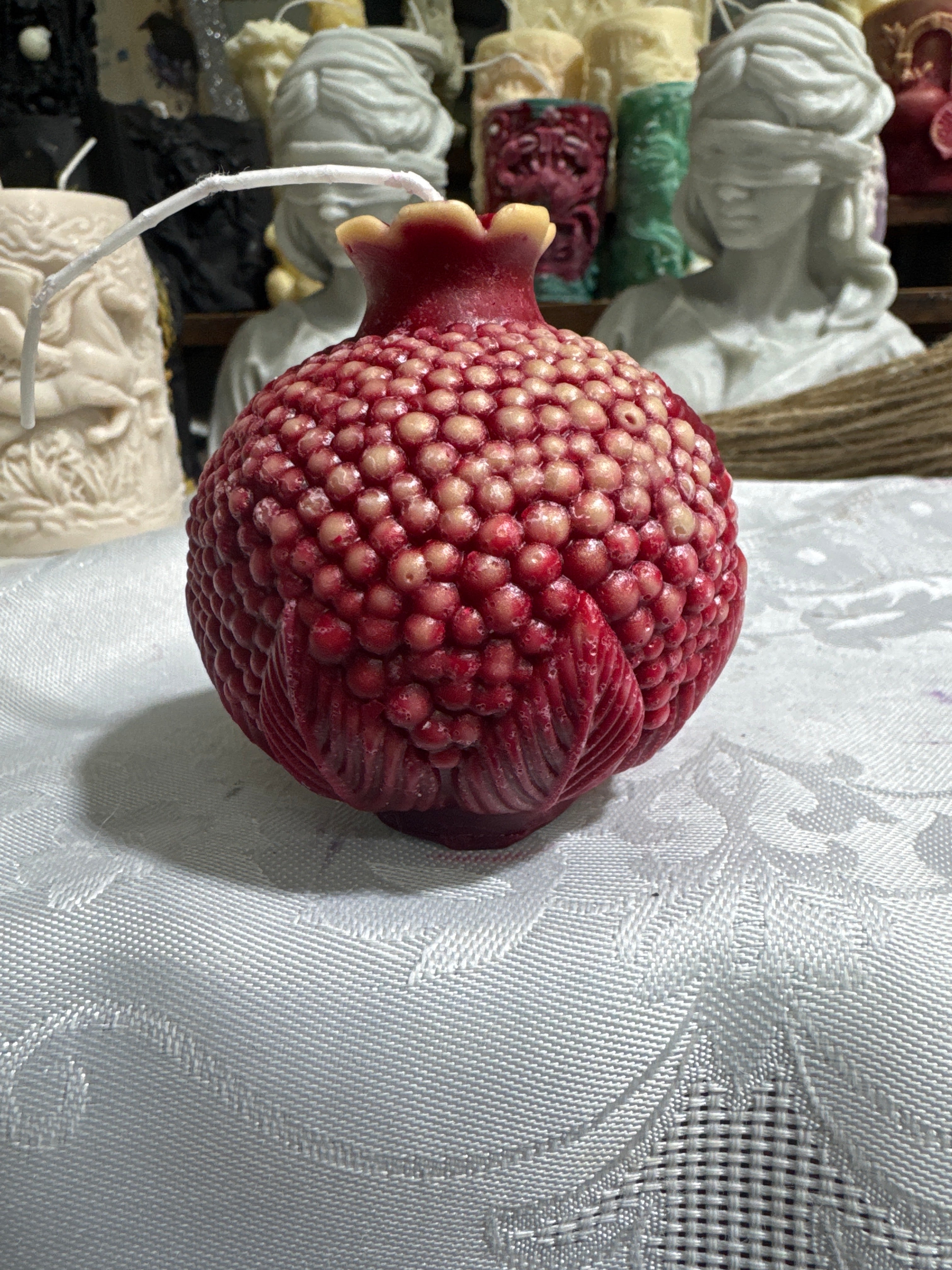 Pomegranate candles