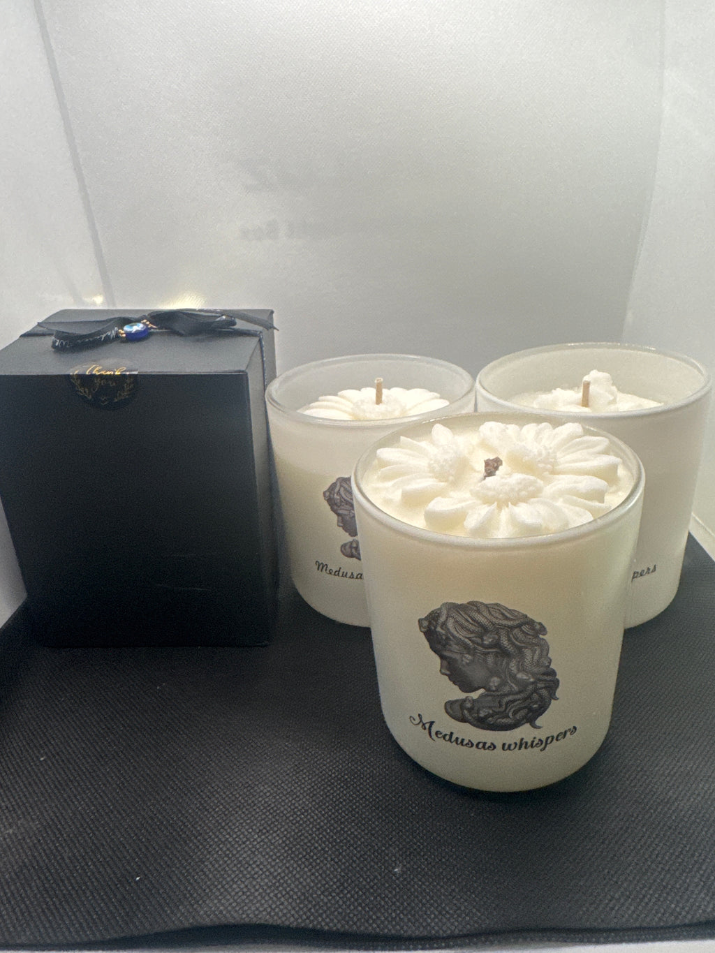 Triple Scented Soy Wax Candle: Free Car Diffuser