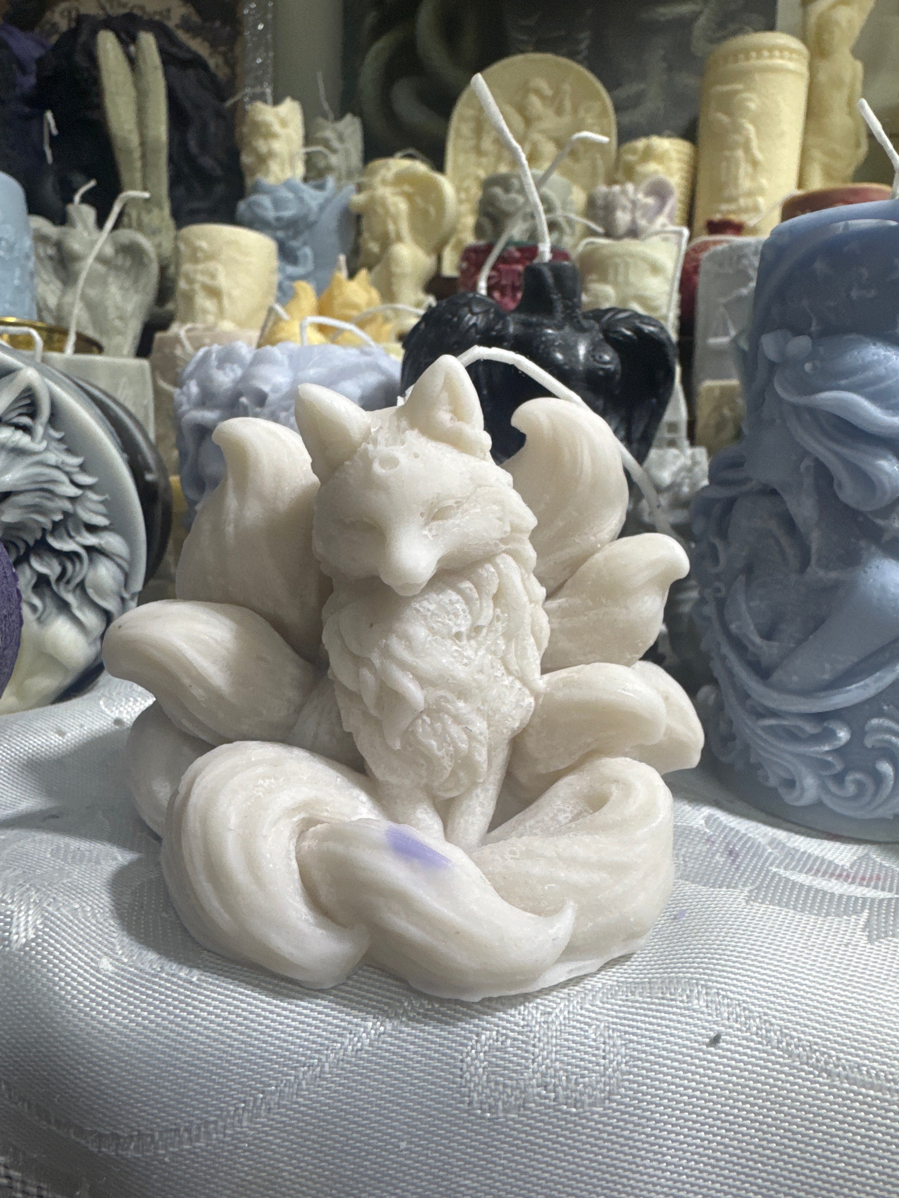 Demons witches angels and foxes,dragons,tree of life,crows,mother earth,celestial moon, angel moon,ying yang,purple lyrebirds,purple dragon.and more on their way