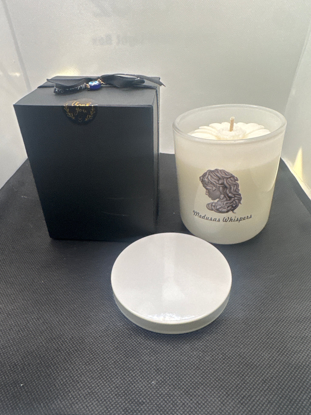 Triple Scented Soy Wax Candle: Free Car Diffuser