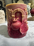 Pomegranate candles