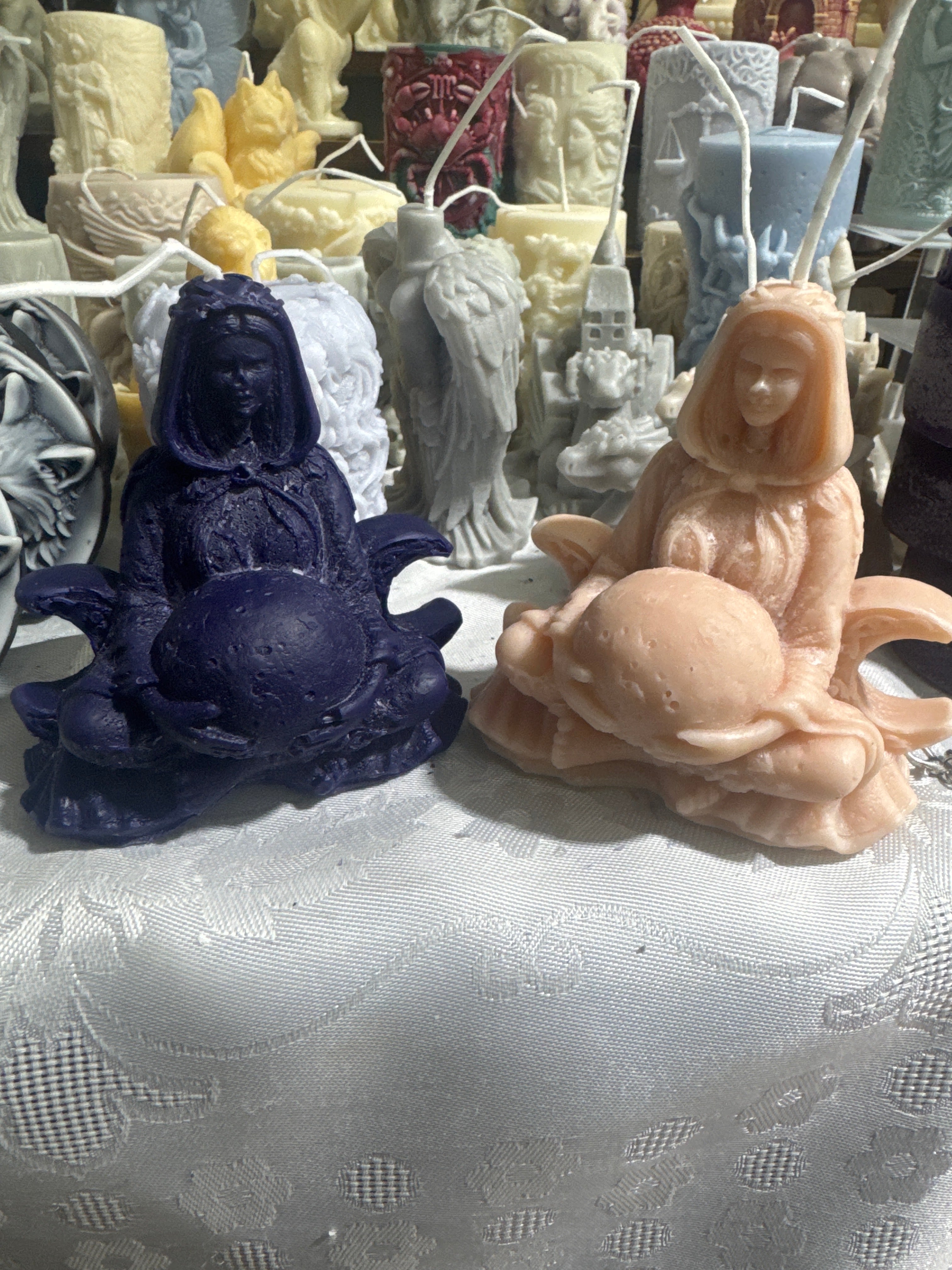 Demons witches angels and foxes,dragons,tree of life,crows,mother earth,celestial moon, angel moon,ying yang,purple lyrebirds,purple dragon.and more on their way