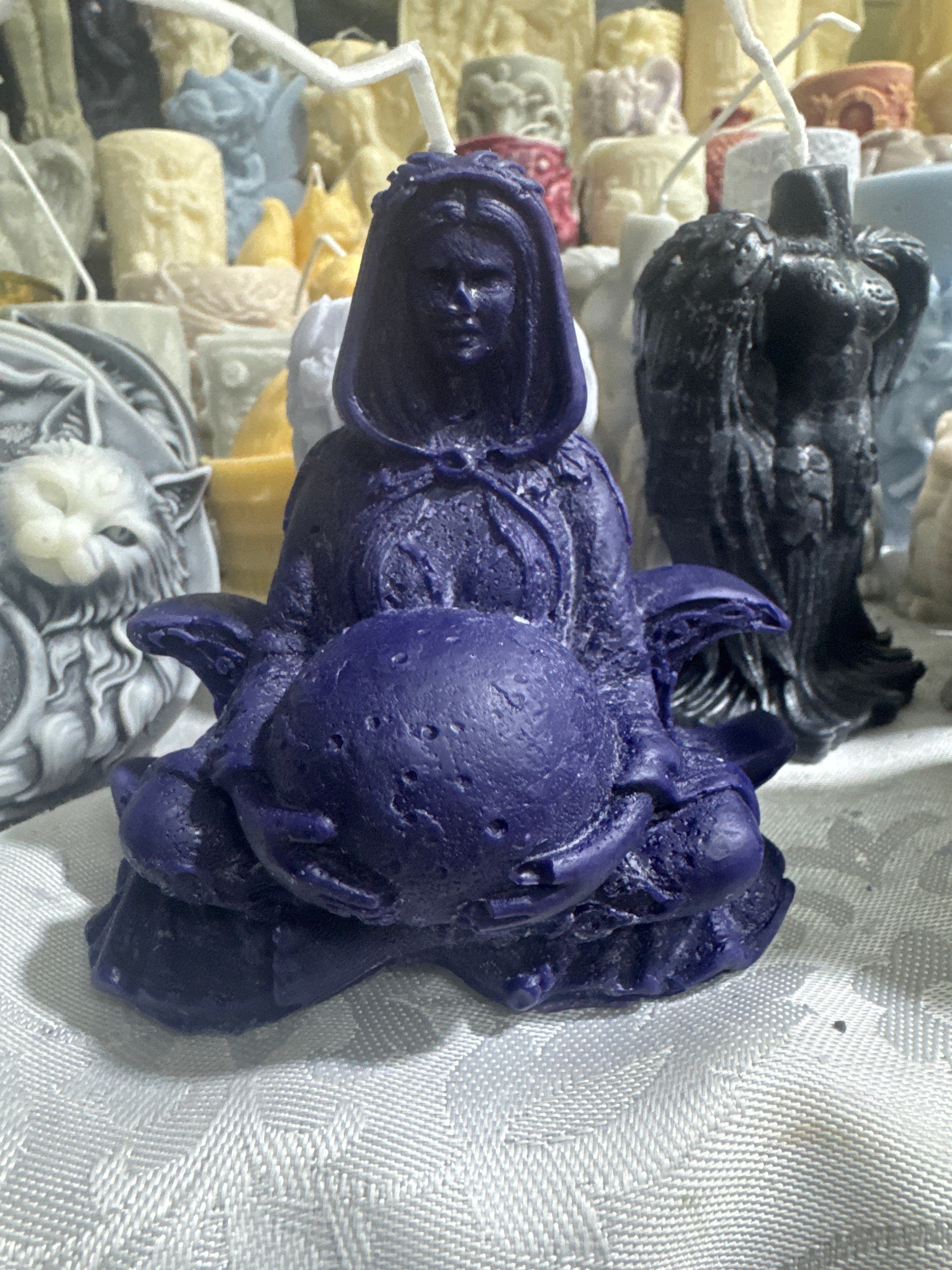 Demons witches angels and foxes,dragons,tree of life,crows,mother earth,celestial moon, angel moon,ying yang,purple lyrebirds,purple dragon.and more on their way