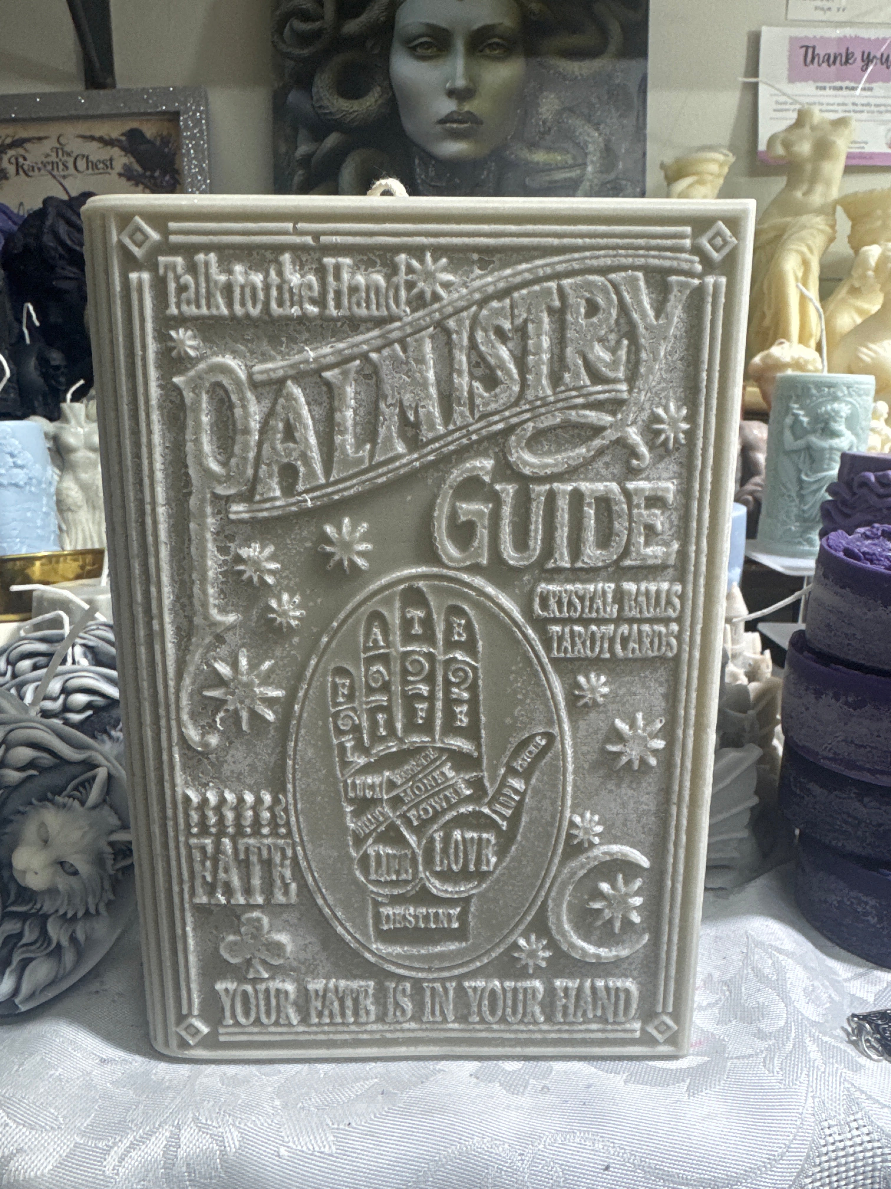 Palmistry guide candle