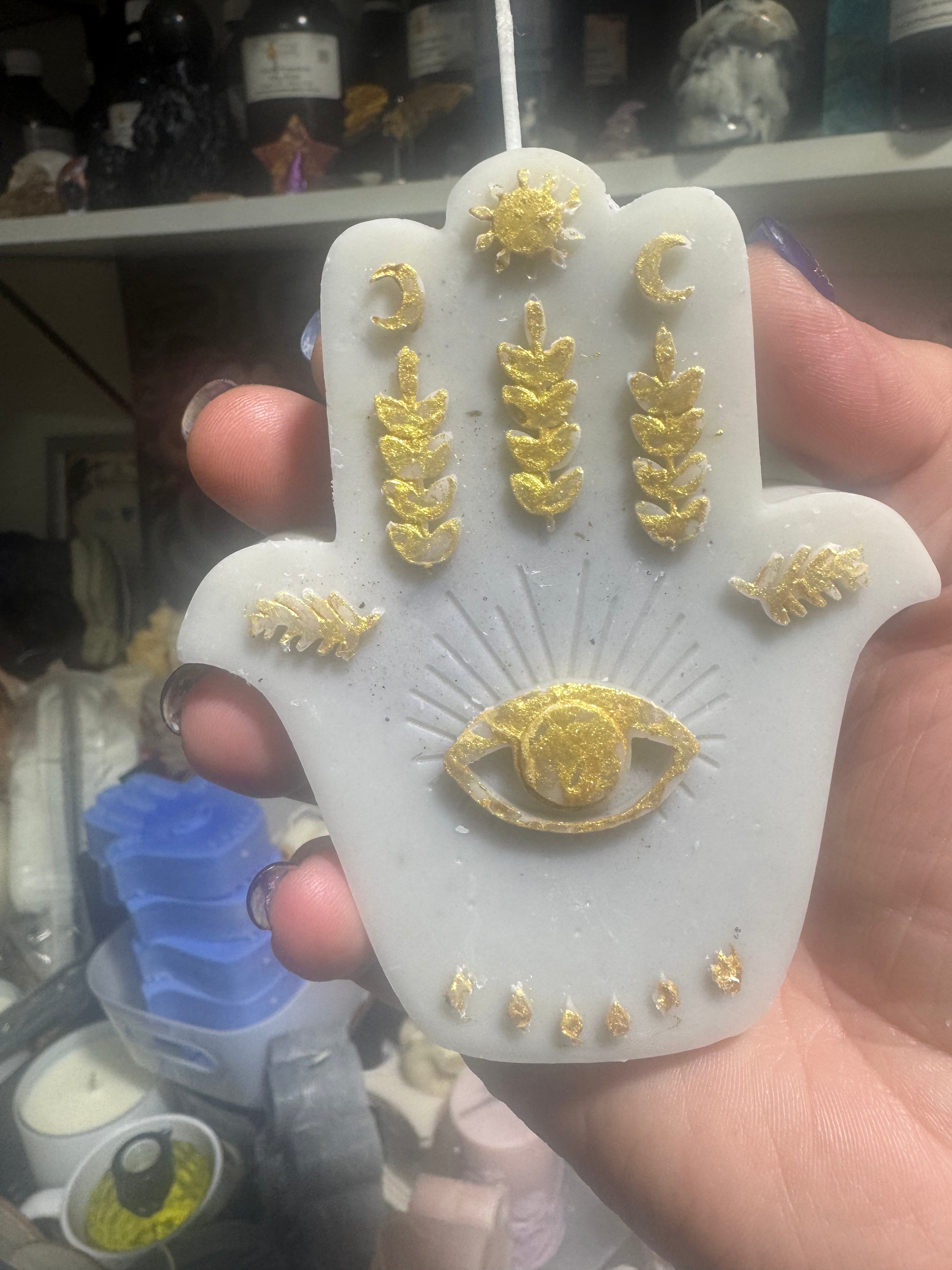 Hand of Fatima candle