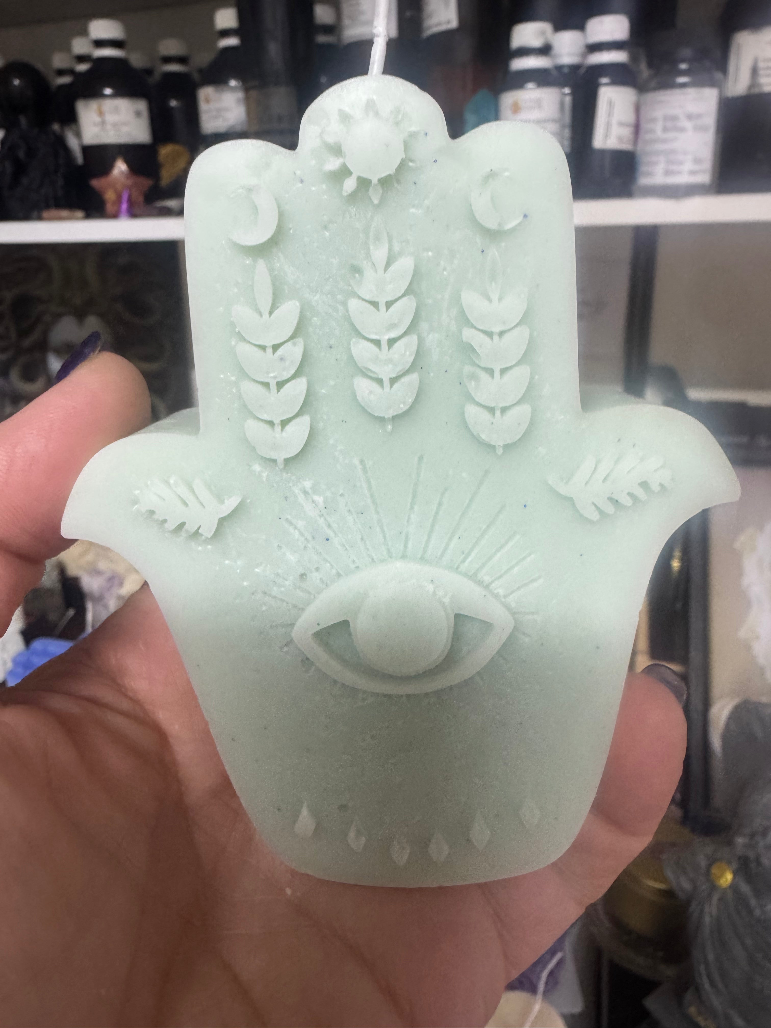 Hand of Fatima candle
