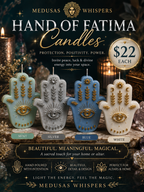 Hand of Fatima candle