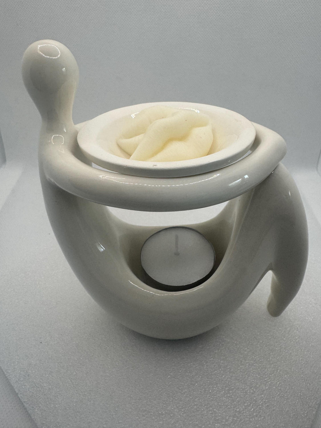 Elegant Candle Melts Burner Set: Beeswax Candles & Organic Fragrance