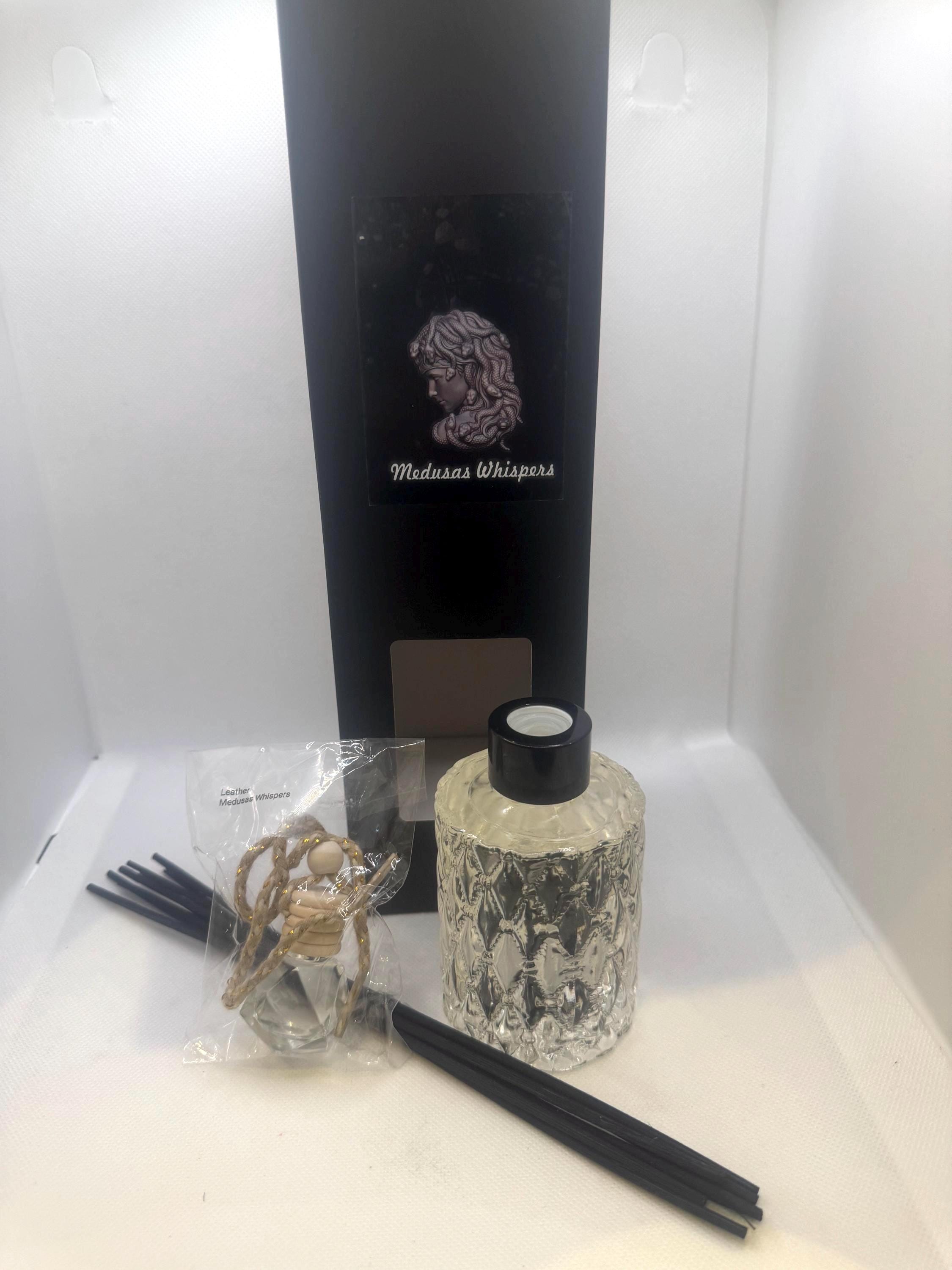 Medusa Reed Diffuser Set: 250ml Glass Bottle + Car Diffuser