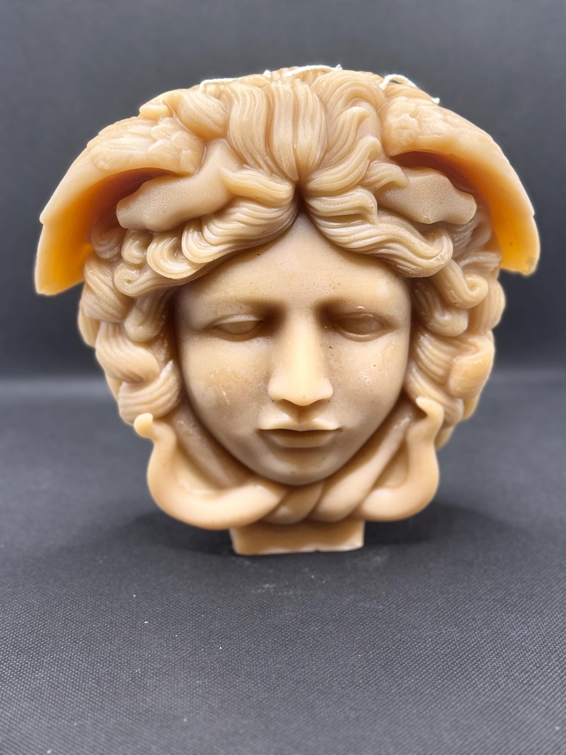 XL Organic Manuka Beeswax Medusa Candle