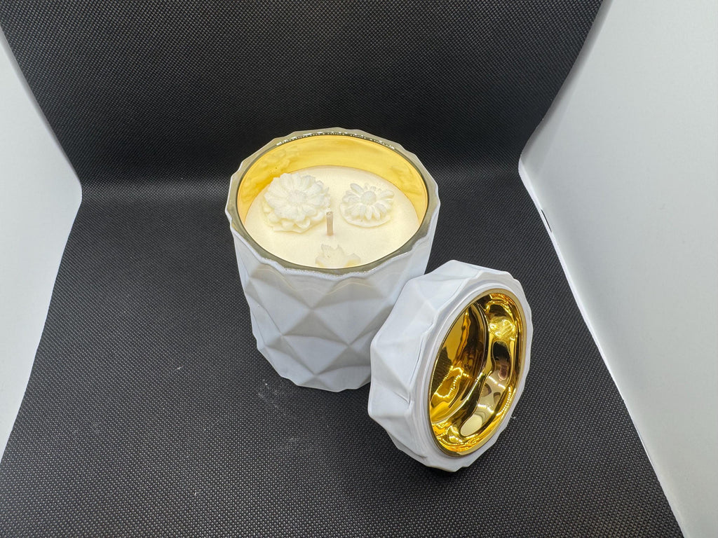 3 piece  Livani Scented Soy and beeswax Candle Set: Religious Gift, Calming Aroma