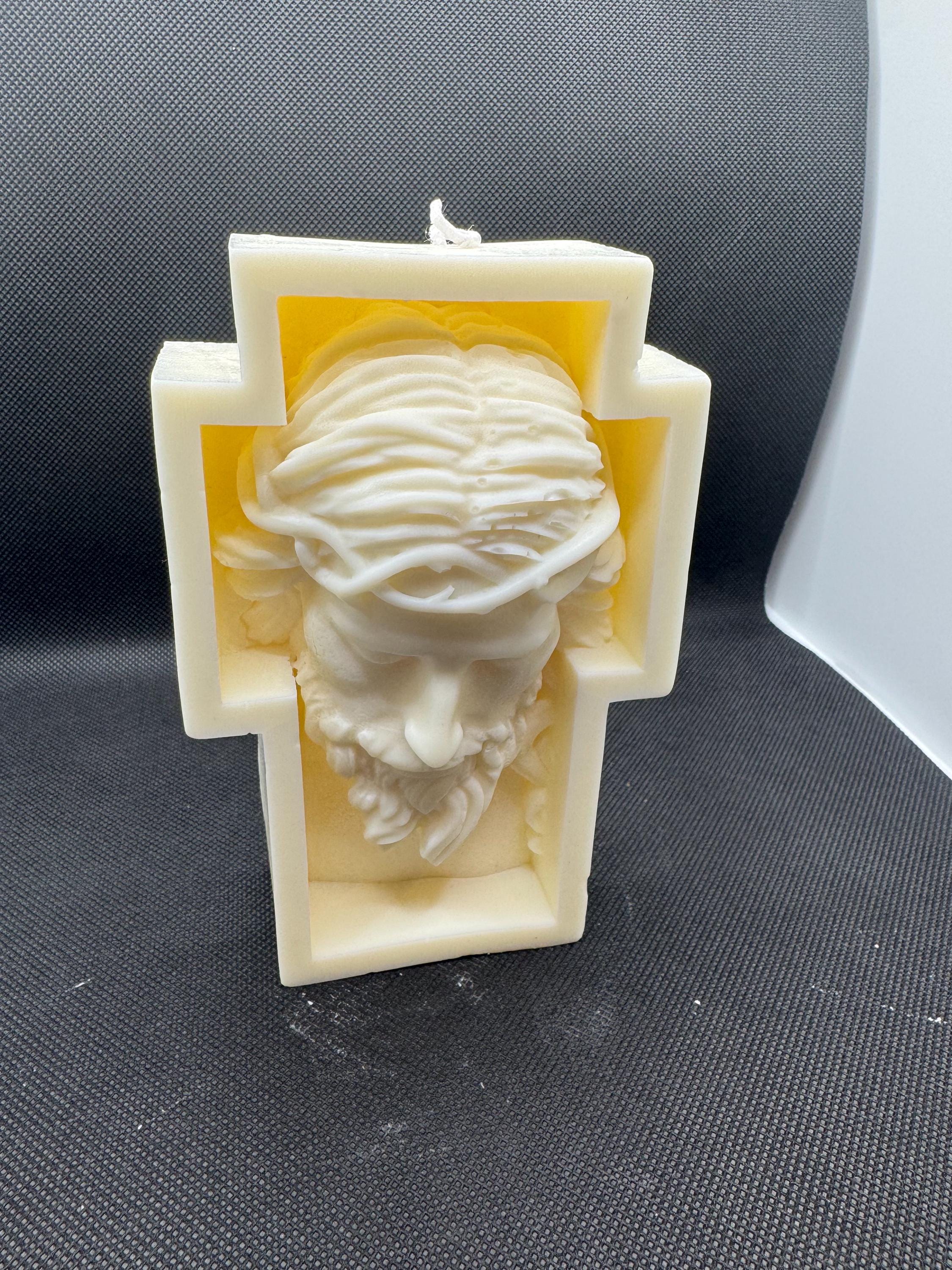 3 piece  Livani Scented Soy and beeswax Candle Set: Religious Gift, Calming Aroma