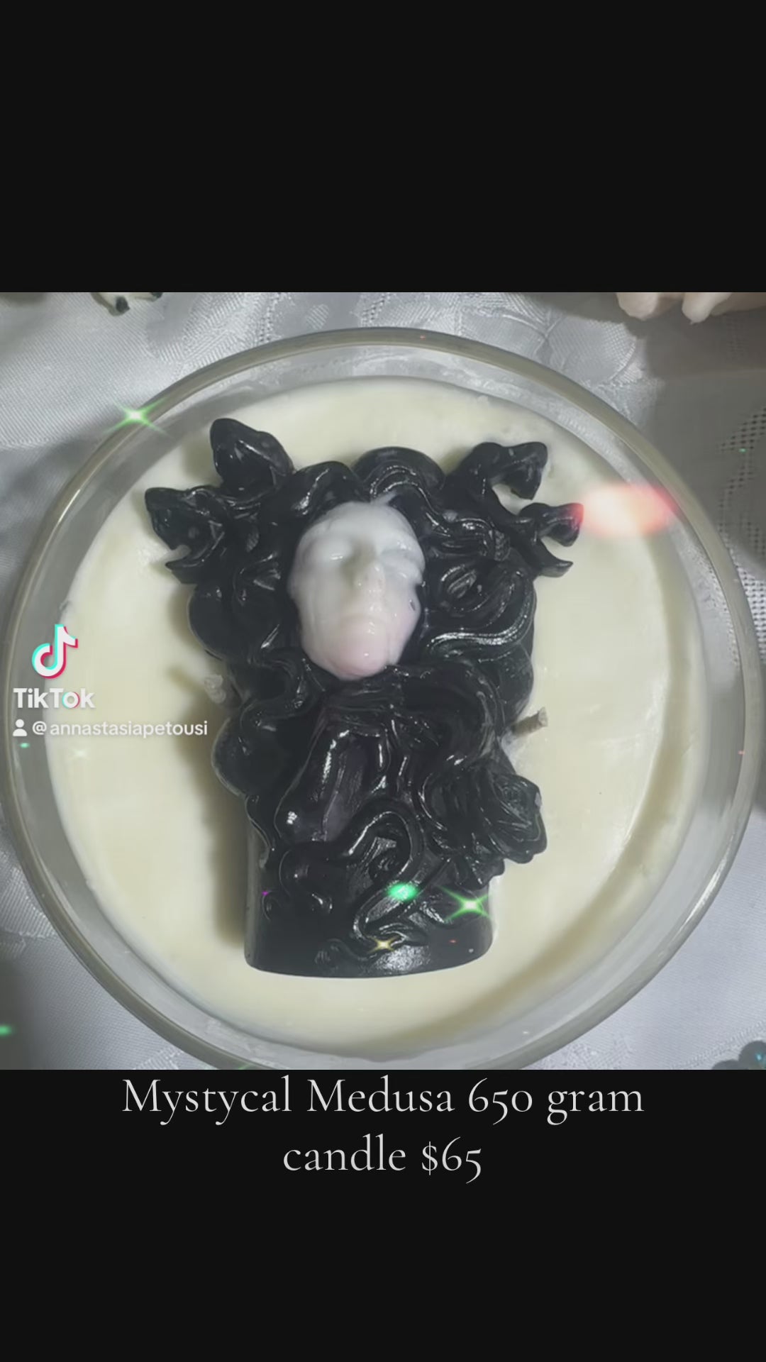 Mystical Medusa 650 gram soy wax candle